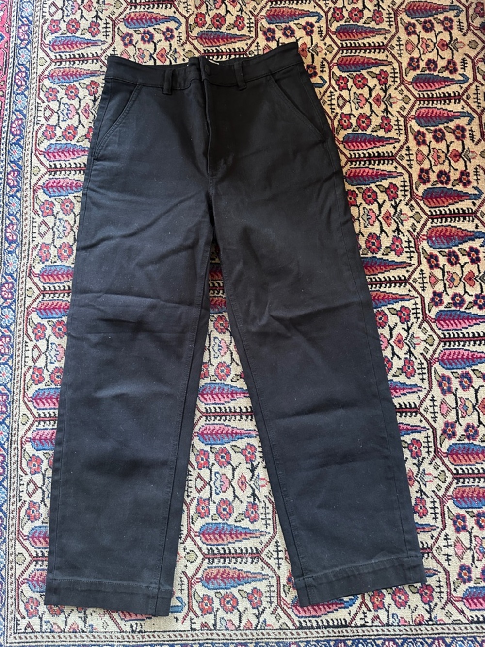 Women's Everlane Black Cropped-Leg Pants